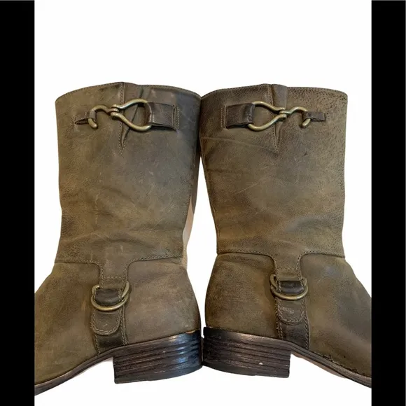 Cole Haan Green Air Tantivy Short Boots