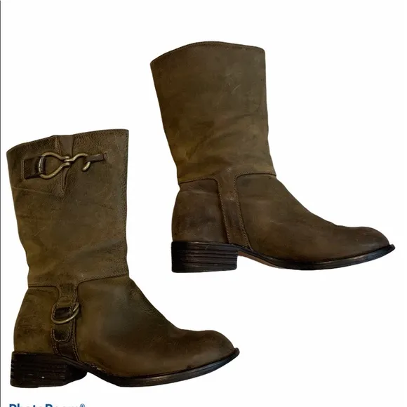 Cole Haan Green Air Tantivy Short Boots