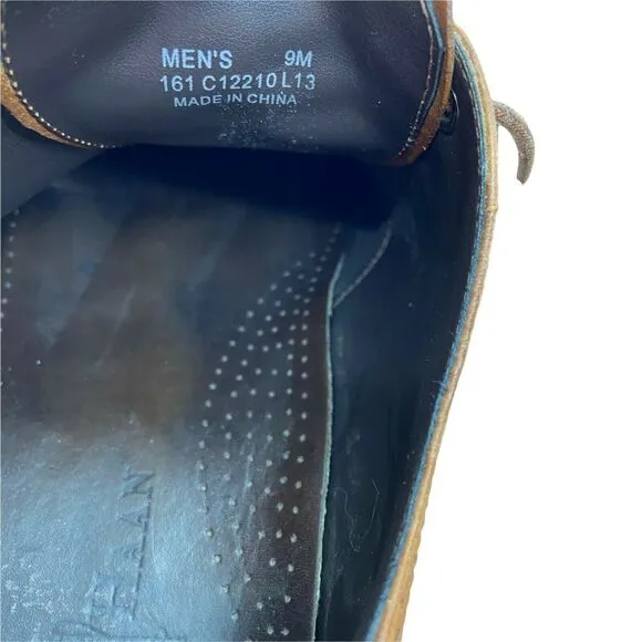Cole Haan Mens Williams C12210 Tan Wingtip Lace Up Oxford Dress Shoes Size 9 M