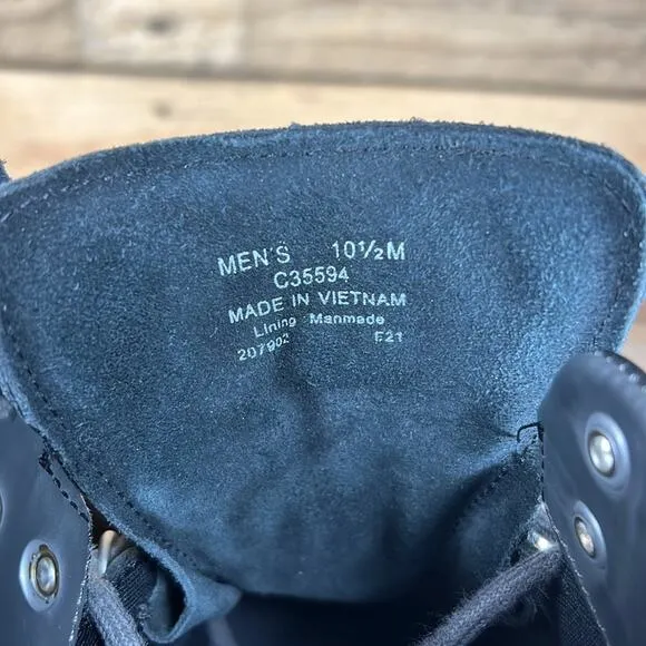 Cole Haan Men's Zerogrand Hiker Boot Water-Resistant - Black Leather - 10.5