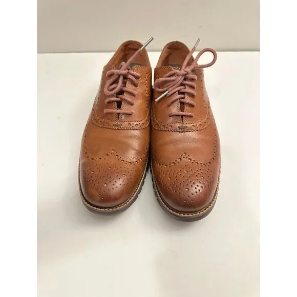 Cole Haan Men's ZEROGRAND Wingtip Oxford Brown C29411 Size 8.5