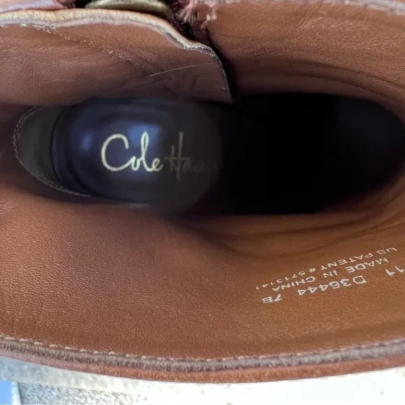 Cole Haan Nike Air Talia Strappy Leather Belt Ankle Boots