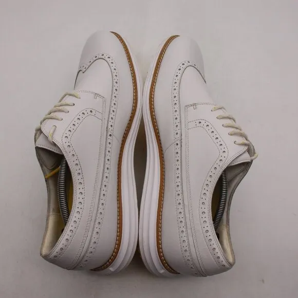 Cole Haan Original Grand 360 Men's Size 13 M Waterproof White Leather Golf Shoes