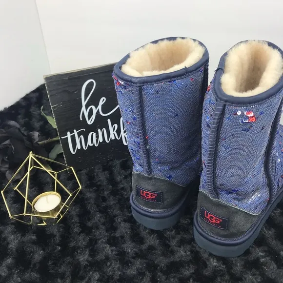 Color Changing Sequined UGG Boots
