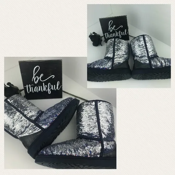 Color Changing Sequined UGG Boots