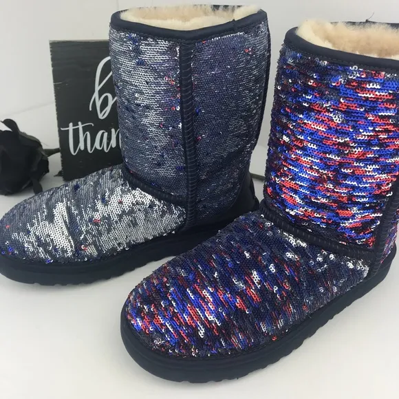Color Changing Sequined UGG Boots