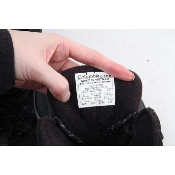Columbia Bugaboot Omni-Tech Insulated 200 Grams Mens Sz 9 Boots Shoes