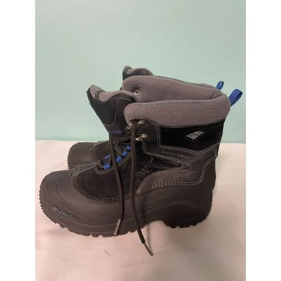 Columbia Youth Boys Size‎ 5 Bugaboot Plus Winter Boots Black Thermal Comfort