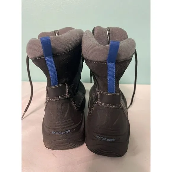 Columbia Youth Boys Size‎ 5 Bugaboot Plus Winter Boots Black Thermal Comfort
