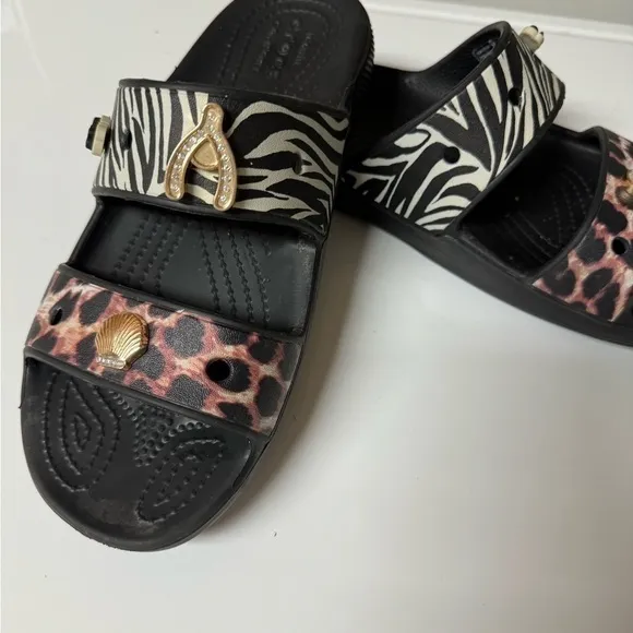 Comfort-First Stylish Crocs Sandals - Size 9