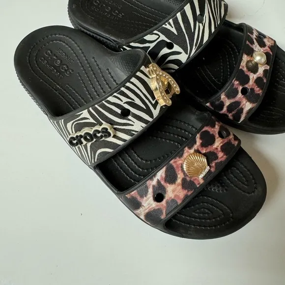 Comfort-First Stylish Crocs Sandals - Size 9