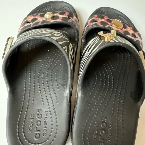 Comfort-First Stylish Crocs Sandals - Size 9