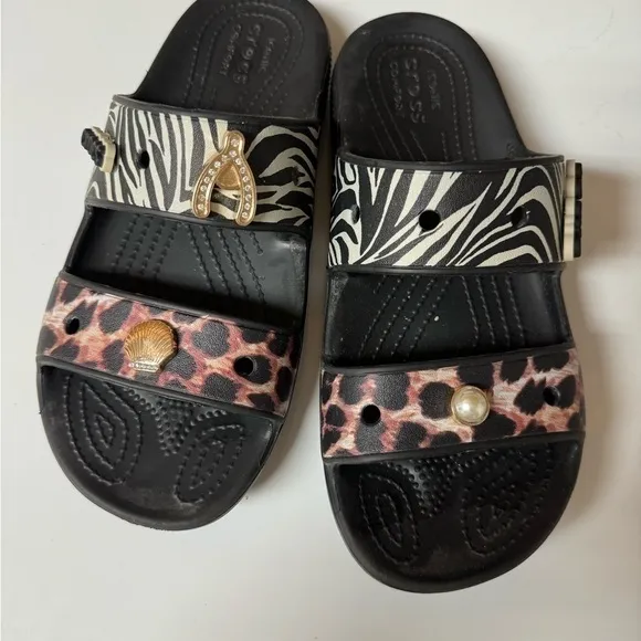 Comfort-First Stylish Crocs Sandals - Size 9