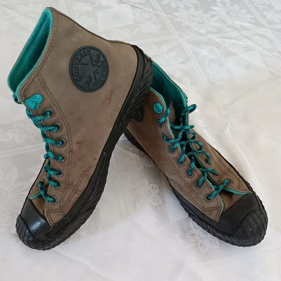 Converse Chuck 70 Bosey Water-Resist Leather Sneaker 8.5 Mens, 10.5 Womens Gray