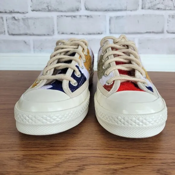 ⭐Converse Chuck 70 Ox Low Crochet Pack Sz 5 Mens Shoes Patchwork Multi A09229C⭐