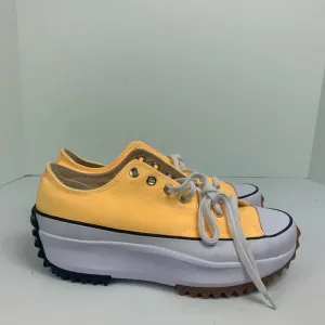 Converse Run Star Hike Low Top Platform Yellow White Mens Shoes 170778C Size