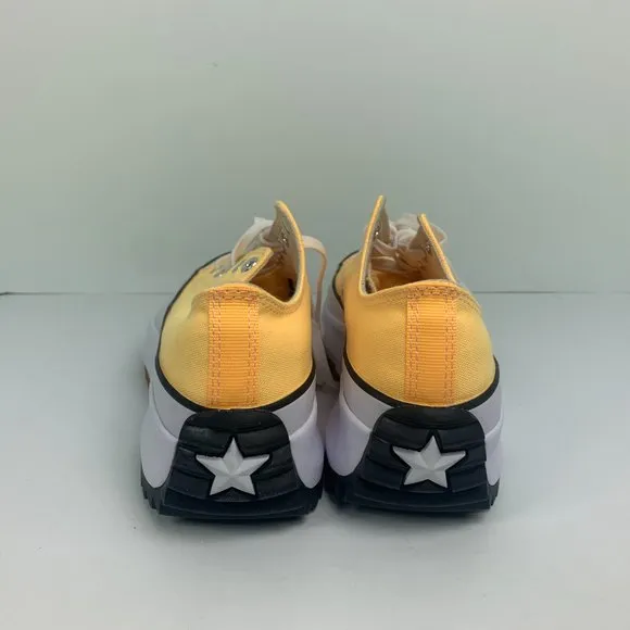 Converse Run Star Hike Low Top Platform Yellow White Mens Shoes 170778C Size