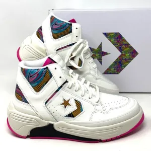 Converse Weapon CX Shoes Mid Top Pink White Leather Women Size Sneakers A00437C