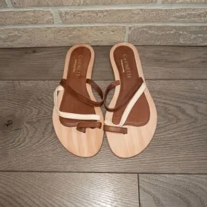 CoRNETTI Real Leather Two Tone Sandals Size 40/10
