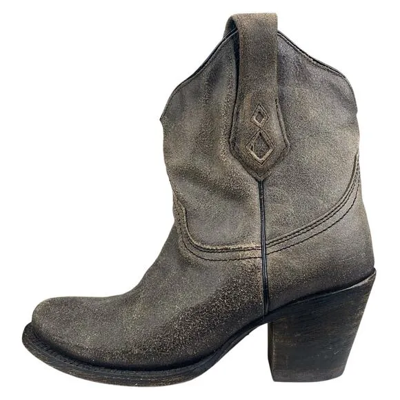 Corral Women’s Brown Short Western Cowgirl Boots Size US 7