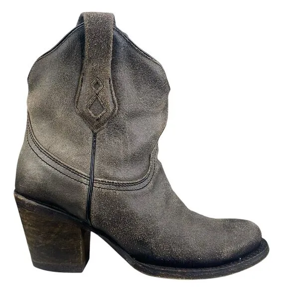 Corral Women’s Brown Short Western Cowgirl Boots Size US 7