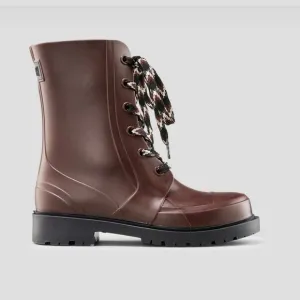 Cougar Madrid Waterproof Combat Rain Boot Oxblood