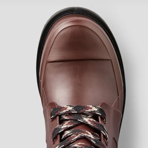 Cougar Madrid Waterproof Combat Rain Boot Oxblood
