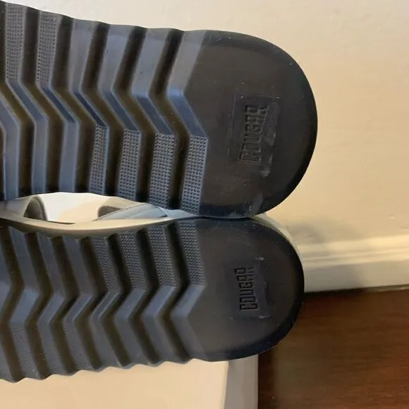 Cougar premium leather upper and lining water repellent contoured footbed sandal