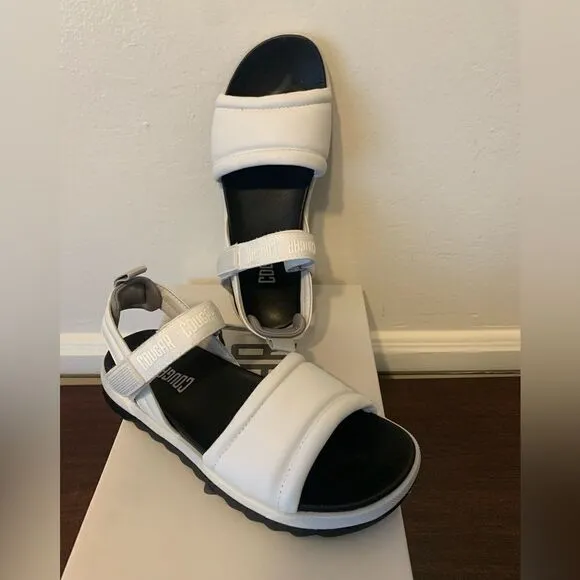 Cougar premium leather upper and lining water repellent contoured footbed sandal
