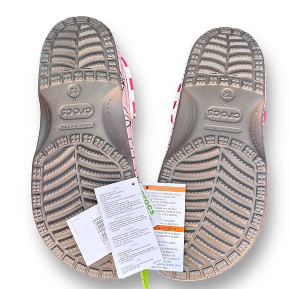 Crocs Classic Clog Demon Slayer Nezuko Pink Sandals Shoes Men’s Size 13 Jibbitz