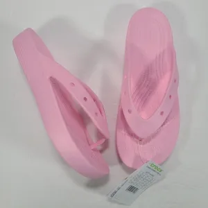 Crocs Classic Platform Flip Flops Flamingo Pink Women Size 9