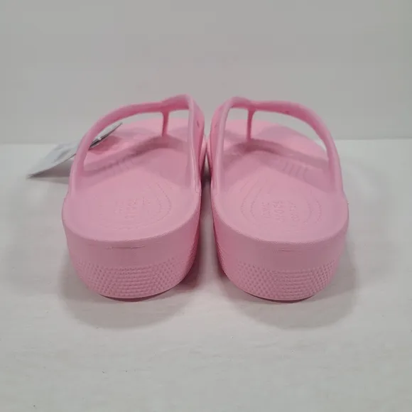 Crocs Classic Platform Flip Flops Flamingo Pink Women Size 9