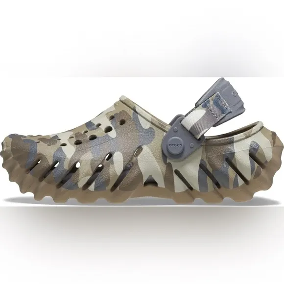 Crocs Echo Camo Redux Clog Kids | NEW!!!💚🤎
