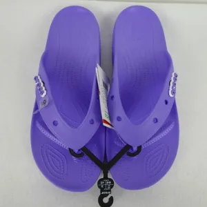 Crocs Flip Flops Men's Size 13 US Purple Sandals Thongs