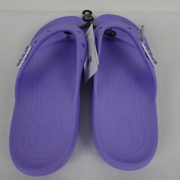Crocs Flip Flops Men's Size 13 US Purple Sandals Thongs