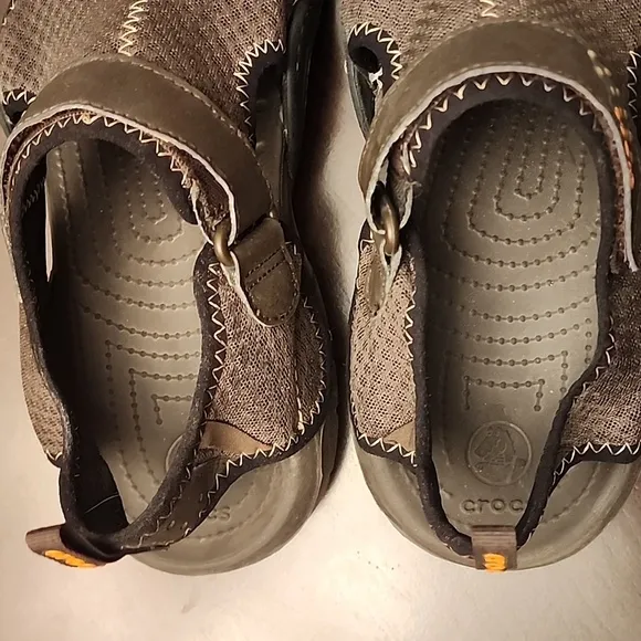 CROCS Water shoes Sz 12 Brown