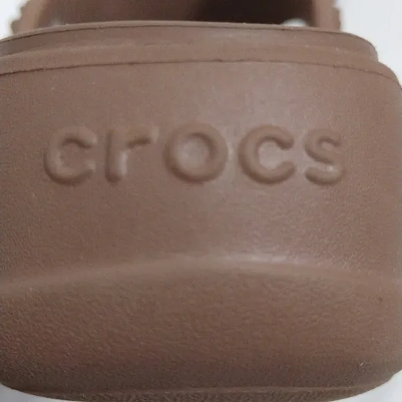 Crocs Women's Monterey Shimmer Wedge Flipflops Sandals US 8