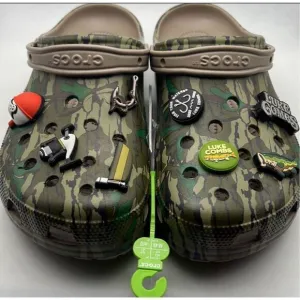 Crocs x Luke Combs Collab Bootlegger Camo Clogs Shoes  -NWT-Men 13
