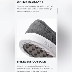 CUATER spikeless golf shoes by TravisMathew; Size 11.5; Brand New without tags