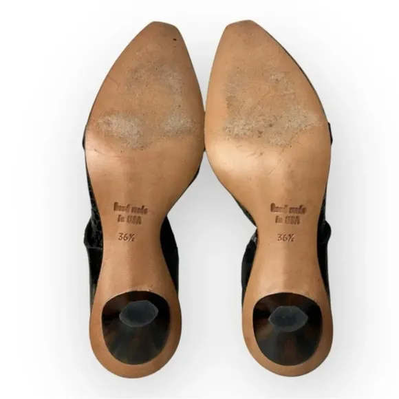 Cydwoq Vintage Wing Brown Kitten Heel Shoe 36.5