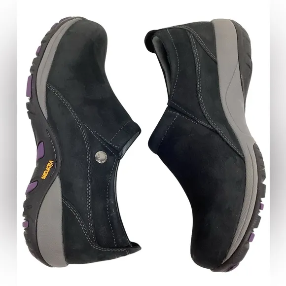 Dansko Patti Milled Nubuck Leather Waterproof Shoes Black Style #4353100294