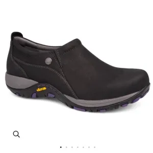 Dansko Patti Milled Nubuck Leather Waterproof Shoes Black Style #4353100294