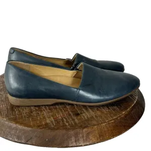 Dansko Shoes Womens 10 Larisa Navy Leather Loafers Lined Lightweight Cushioned