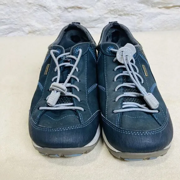 Dansko Women's 6.5 US 37 EU Patti Navy Milled Nubuck Clogs Shoes Water Proof