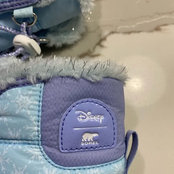 Disney X Sorel Youth Whitney Short Lace Frozen Elsa Waterproof Boots