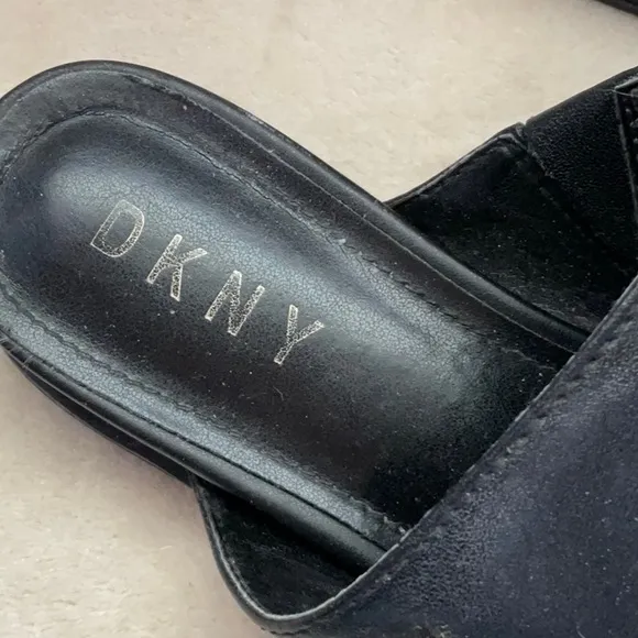 DKNY Black Women's Slide Sandals