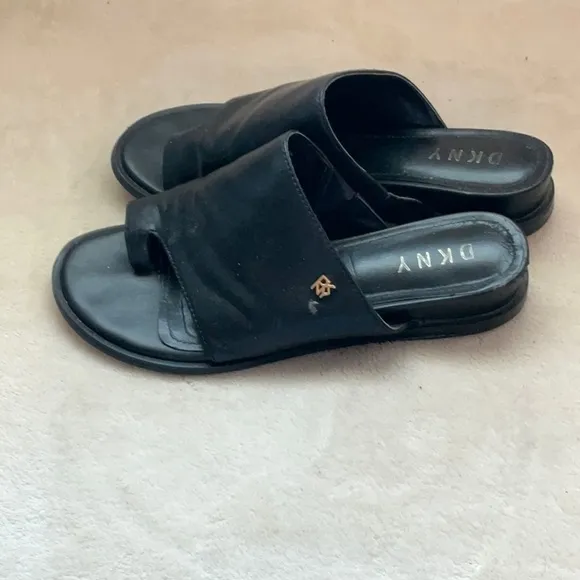 DKNY Black Women's Slide Sandals