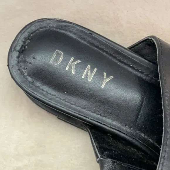 DKNY Black Women's Slide Sandals