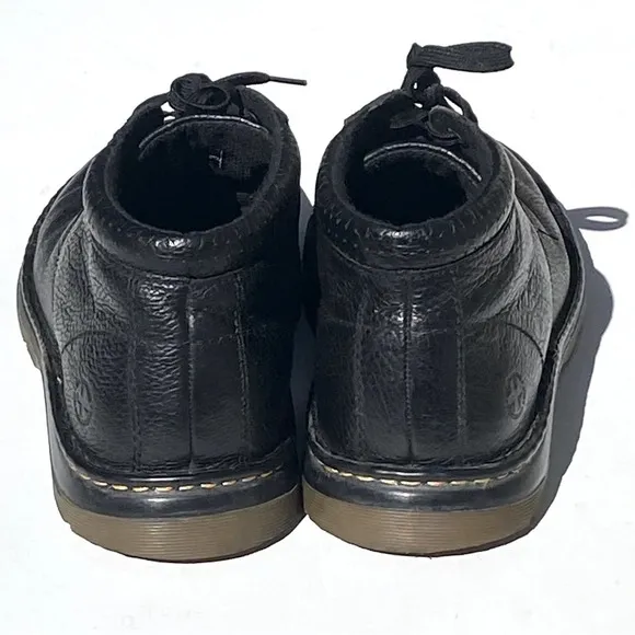 DOC MARTENS Men’s Rico Chukka Mid Rise Black Pebbled Leather Short Boots size 12