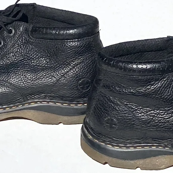 DOC MARTENS Men’s Rico Chukka Mid Rise Black Pebbled Leather Short Boots size 12